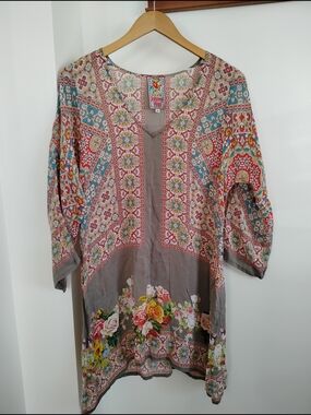 Johnny Was Women's Long Sleeve Dress
